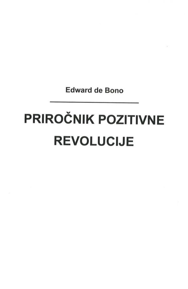 Priročnik pozitivne revolucije